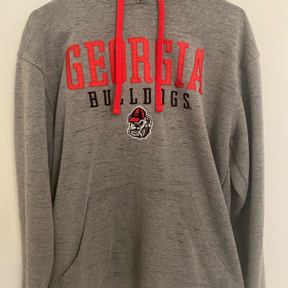 CHAMPION - Georgia Bulldogs Gray Hoodie
